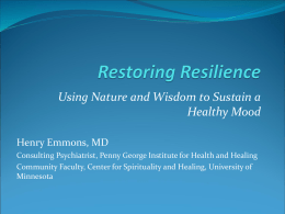Resilience Training