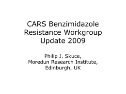 CARS Benzimidazole Resistance Workgroup