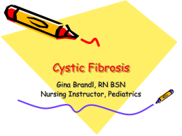 Cystic Fibrosis - Mid-State Technical College