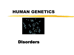 HUMAN GENETICS - Hudson City School District