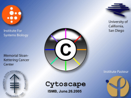 Cytoscape - Dipartimento di Patologia