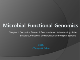 Functional Genomics