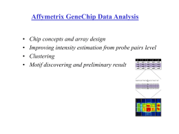 Affymetrix Gene Chip Procedure