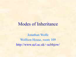Modes of Inheritance