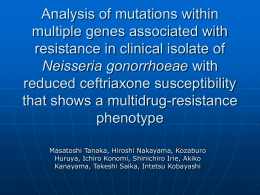 Analysis of mutations within multiple genes associated