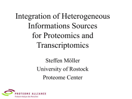 Integration of heterogeneous informations sources for