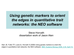 Integrating Genetic and Network Analysis to Characterize