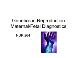 Genetics in Reproduction