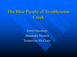 The Blue People of Appalachia - The Emory College Center