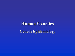 Human Genetics - Home | Banff International Research Station