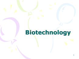 Biotechnology