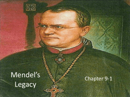 Mendel’s Legacy