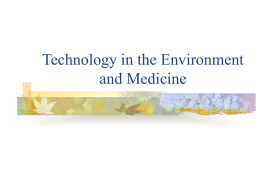 Technology and the Environment