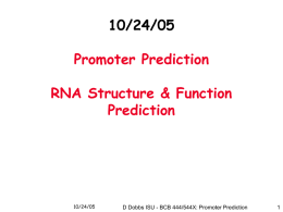 Predicting Genes - Iowa State University