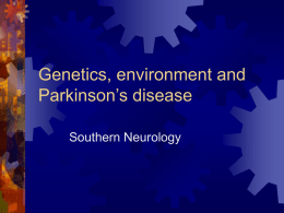 Genetics and Parkinson’s disease