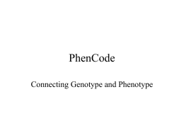 PhenCode - Pennsylvania State University