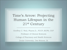 Time’s Arrow: Projecting Human Lifespan in the 21st Century