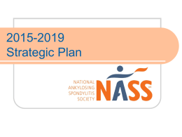 2015-2019 Strategic Plan - NASS | National Ankylosing