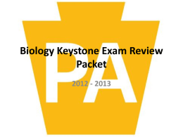 Biology Keystone Exam Review Packet