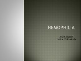 HEMOPHILIA