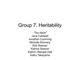 Heritability of Continuous Traits