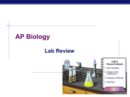 AP & Regents Biology