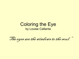 Eye Coloring Genetics