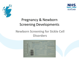 Changes to the Down`s Syndrome Screening Programme