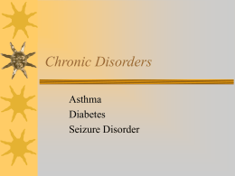 Chronic Disorders