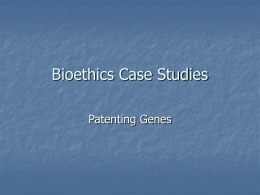 Bioethics Case Studies