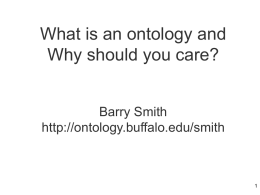 What_Is_Ontology_Tor.. - Buffalo Ontology Site