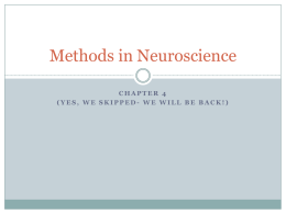 Methods in Neuroscience