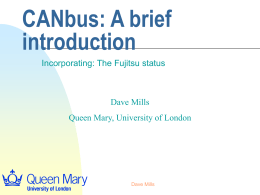 CANbus: A brief introduction
