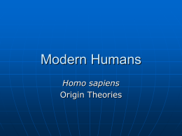 Modern Humans
