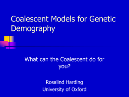 Genome Research - University of Oxford