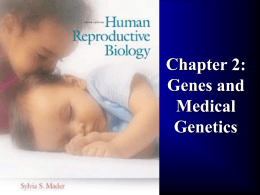 Chapter 2: Genes and Medical Genetics