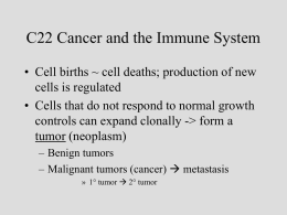 C22 Cancer and the Immune System