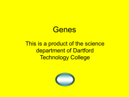 Genes - Teachnet UK-home