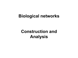 Protein-protein interaction networks Part I: Building networks using
