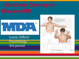 Muscular Dystrophy Disease/MD