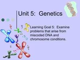 Unit 5: Genetics