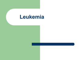Leukemia - Home - KSU Faculty Member websites