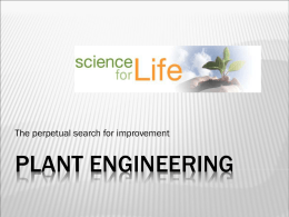 Plant engineering - Iowa State University