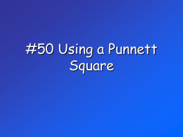 Using a Punnett Square PPT