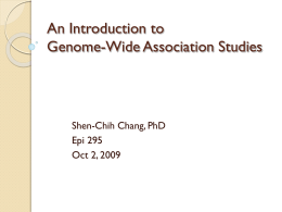 Replication Studies on Genome