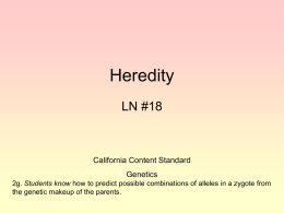 LN #18 Heredity