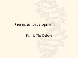 Genes & Development