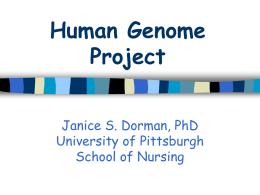 goals of the human genome project