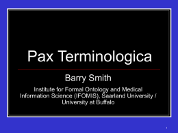 Pax Terminologica -- Ontology-Based Alignment of Semantic Roles