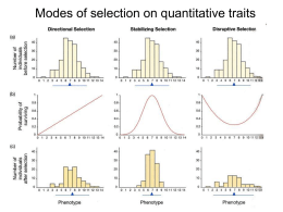 quantitative traits II, NEW - Cal State LA